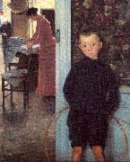 Mathey, Paul Woman Child in an Interior china oil painting reproduction